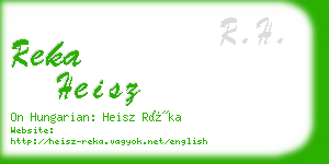 reka heisz business card